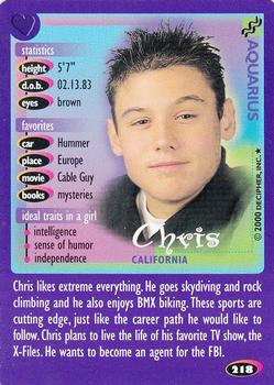 Chris California #218